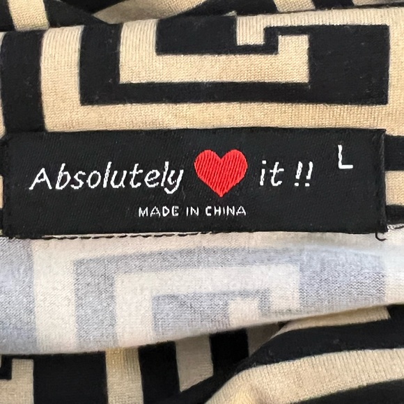 ABSOLUTELY ❤️ IT FORM FITTED DRESS SZ L - Picture 6 of 7